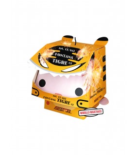 FONTANA TIGRE H.15.5 L. 14,7 CM. ART.612 FIRESTARS