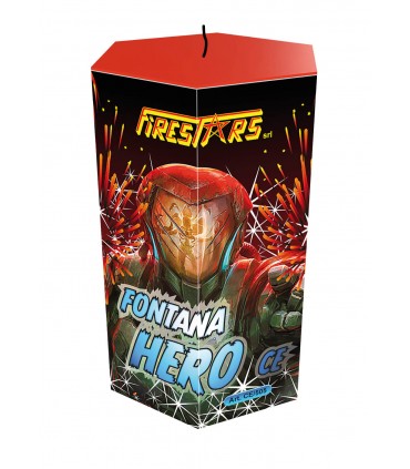 FONTANA HERO H.15 D.10 cm.  ART.505 FIRESTARS