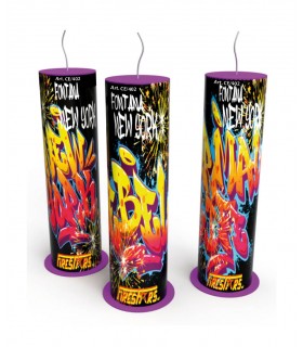 FONTANA NEW YORK 3 PZ. H.15 D.3.2 CM. ART.402 FIRESTARS