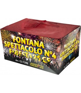 FONTANA SPETTACOLO N.4  H.15 L.30  P.20 CM. ART.759B FIRESTARS