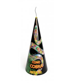 FONTANA CONO COBRA  H.16 D.7 CM. ART.417 FIRESTARS
