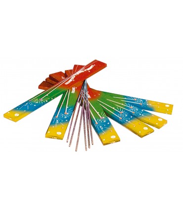 CANDELA MAGICA COLORATE CM.25 CONF. 36 BLISTER DA 6 PZ.  ART.205B FIRESTARS