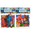 BUSTA GEO NATURE TEOREMA GIOCHI ANIMALI MARINI RIGIDI 12PZ. CON MAPPA ILLUSTRATIVA