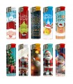 Accendini Atomic ELETTRONICI X-MAS TOWER 2025" conf. da 100 pz. assortiti in 10 Fantasie