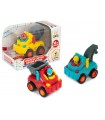 GOGO MEZZI DA CANTIERE BROOM BROOM  misura 13x08x9 cm. TEOREMA GIOCHI DISPONIBILE IN 3 MODELLI