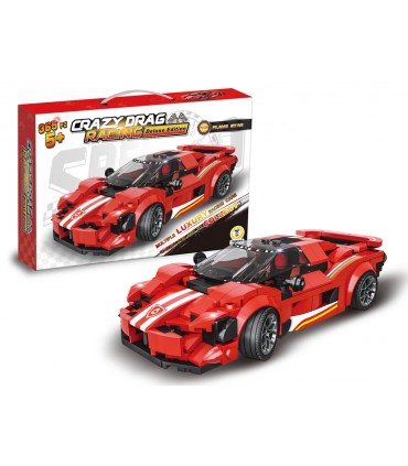 CLICK CLAK GIOCATTOLO A COSTRUZIONE AUTO SPORTIVA ROSSA 365 PZ. TEOREMA GIOCHI