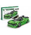 CLICK CLAK GIOCATTOLO A COSTRUZIONE AUTO SPORTIVA VERDE E NERA 398 PZ. TEOREMA GIOCHI