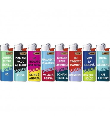 Accendino Bic MINI Fantasia spoiler CONF. 50 PZ. ASSORTITI