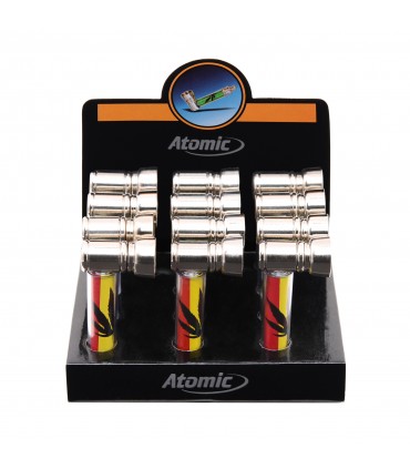 Pipette atomic IN METALLO MARIA-JUNUIOR L. 65 MM CONF. DA 12 PZ ASSORTITE IN 4 COLORAZIONI