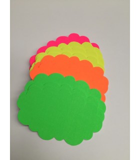 Nuvola Segna Prezzi conf. 50 pz. olori Fluo