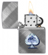 ZIPPO ACE OF SPADES DIAMOND DESIGN