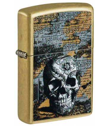 Zippo FLORAL SKULL DESIGN