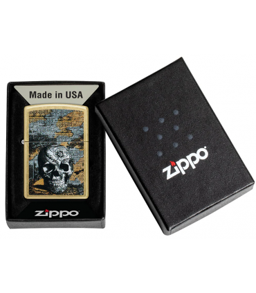 Zippo FLORAL SKULL DESIGN