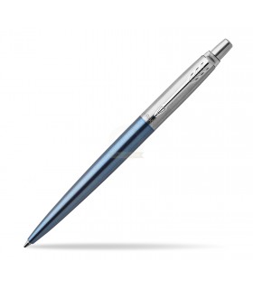 Penna a Sfera Parker Jotter in Acciaio waterloo colore bluconfezionata in elegante scatola regalo