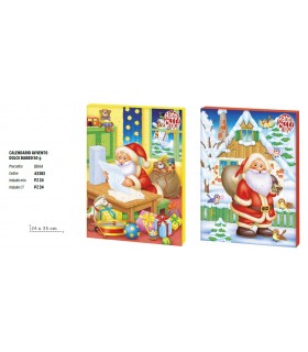 CHOCOLAND CALENDARIO DELL'AVVENTO CON CIOCCOLATINI AL LATTE BELFINE COLORI ASSORTITI 50 GRX24PZ