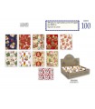 Carta Regalo Natalizia Cromo  conf. 100 fogli Fantasie BAMBINI 10 soggetti assortiti