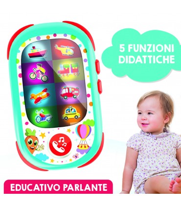 CAROTINA BABY smartphone led Con 5 funzioni Didattiche LISCIANIGIOCHI