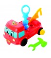 CAROTINA BABY HAPPY LOGIC - MY FIRST TRUCK con incastri autocorrettivi 3 attrezzi da lavoro e adesivi LISCIANIGIOCHI
