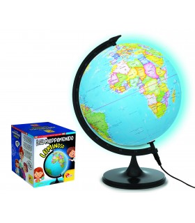 MAPPAMONDO LUMINOSO Globo Geopolitico  diam. 26 CM. I'M A GENIUS LISCIANIGIOCHI