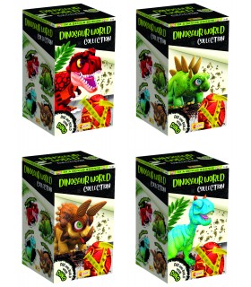 DINOSAUR WORLD COLLECTION 4 modelli collezionabili I'M A GENIUS LISCIANIGIOCHI