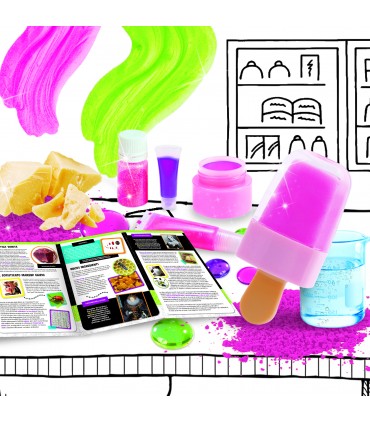 ALLA SCOPERTA DELLA COSMETICA POCKET Contenitore a Forma di Ghiacciolo  I'M A GENIUS LISCIANIGIOCHI