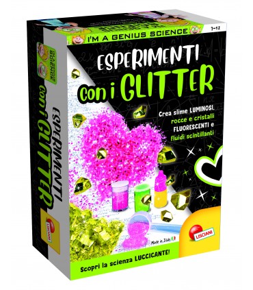 ESPERIMENTI CON GLITTER POCKET   I'M A GENIUS LISCIANIGIOCHI