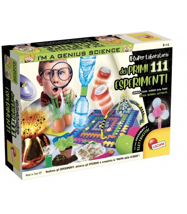 IL SUPER LABORATORIO DEI PRIMI 111 ESPERIMENTI I'M A GENIUS LISCIANIGIOCHI