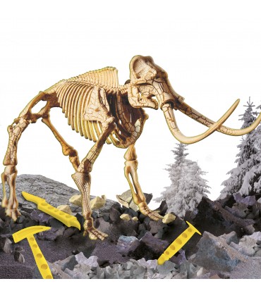 SUPER KIT MAMMOTH Con fossile da scavare I'M A GENIUS LISCIANIGIOCHI