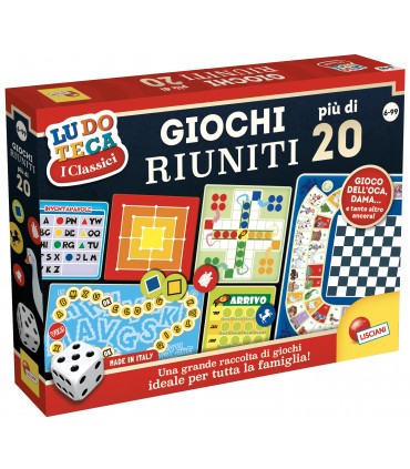 LUDOTECA GIOCHI RIUNITI PIU' DI 20 GIOCHI TRADIZIONALI LISCIANIGIOCHI