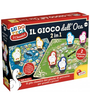 LUDOTECA IL GIOCO DELL'OCA 2 IN 1 LISCIANIGIOCHI