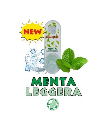 CLICKBALL MENTA leggera AROMATIZZATORI PER SIGARETTE RICARICA DA 5 BLISTER