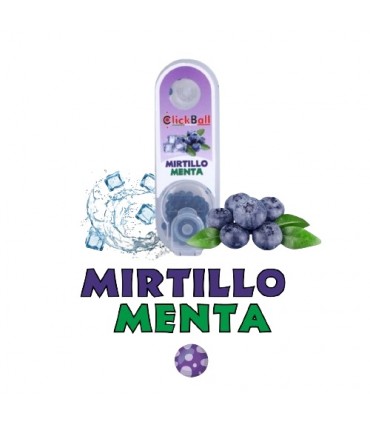 CLICKBALL MENTA MIRTILLO  AROMATIZZATORI PER SIGARETTE RICARICA DA 5 BLISTER