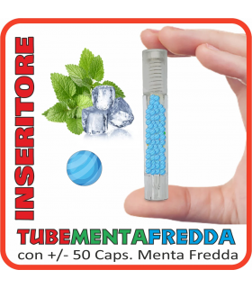 CLICKBALL INSERITORE TUBOLARE AROMATIZZATORI PER FILTRI AL GUSTO MENTA FREDDA CONF. 50 CAPS
