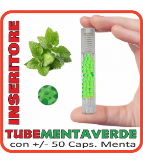 CLICKBALL INSERITORE TUBOLARE AROMATIZZATORI PER FILTRI AL GUSTO MENTA VERDE CONF. 50 CAPS