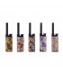Accendigas ELETTRONICO prof BBQ COLOR FACE Expo da 25 pz. assortito con 5 fantasie