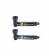 Pipette champ high black scheletro in metallo e plastica L.8 cm. assortiti in 2 colori Expo da 12 pz.