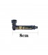 Pipette champ high black scheletro in metallo e plastica L.8 cm. assortiti in 2 colori Expo da 12 pz.