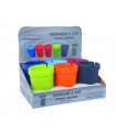 Posacenere Champ in plastica Expo da 6 pz. colori assortiti