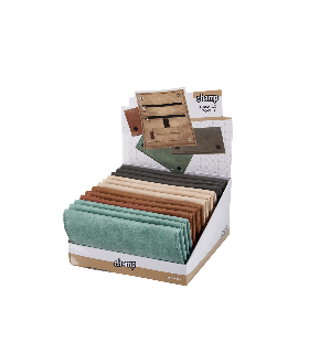 BUSTA PORTATABACCO CHAMP IN SIMILPELLE MORBIDA CONF. 12 pz. colori pastello
