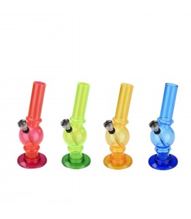 Mini Bong Coney in acrilico Mod. Rasta 15 cm Expo 12 pz. assortiti