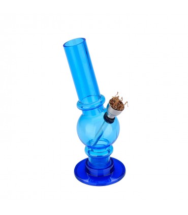 Mini Bong Coney in acrilico Mod. Rasta 15 cm Expo 12 pz. assortiti
