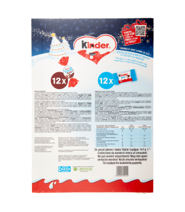 KINDER MAXI CALENDARIO DELL'AVVENTO 2025 24 PEZZI DA 141GR