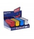 Accendino Atomic Metallic Turbo Jetflame Doppia Fiamma conf. 25 pz. assortito con 5 colori