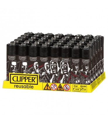 Accendino Clipper Large MAMUTHONES conf. 48 pz. assortiti con 4 grafiche