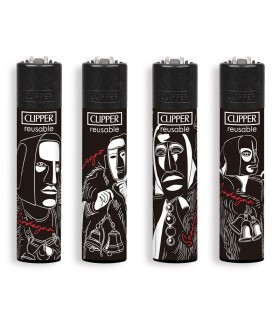 Accendino Clipper Large MAMUTHONES conf. 48 pz. assortiti con 4 grafiche