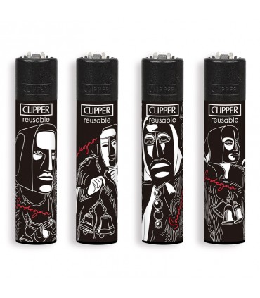 Accendino Clipper Large MAMUTHONES conf. 48 pz. assortiti con 4 grafiche