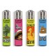 Accendino Clipper Large TRENDY SENTENCES 4 conf. 48 pz. assortiti con 4 grafiche