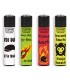 Accendino Clipper Large slang conf. 48 pz. assortiti con 4 grafiche