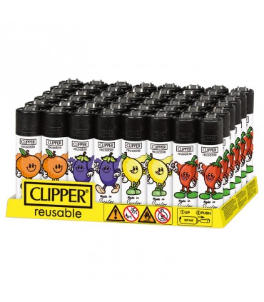 Accendino Clipper Large SAPORI di SICILIA 5 conf. 48 pz. assortiti con 4 grafiche