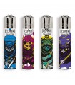 Accendino Clipper Large NINJA CATS conf. 48 pz. assortiti con 4 grafiche